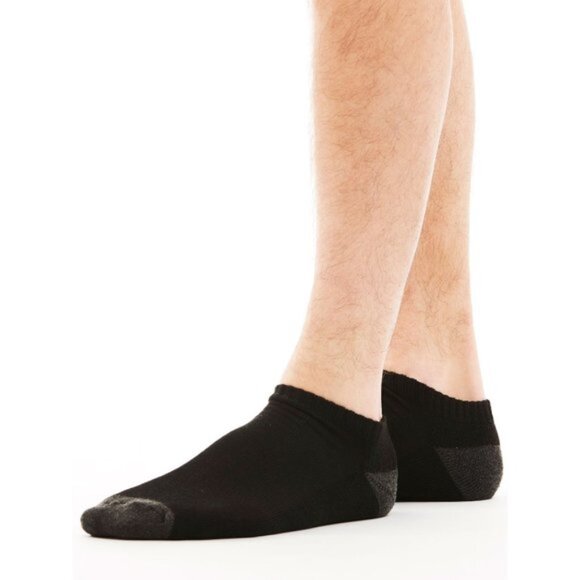 18 Pack Men's Low Cut Socks Synthetic S9 Black size: 13-15 New NWB - Picture 3 of 4